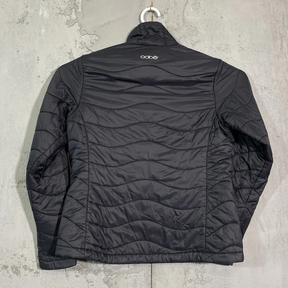 Oobe Quilted‎ black Jacket Womens Size Small Micro Puff